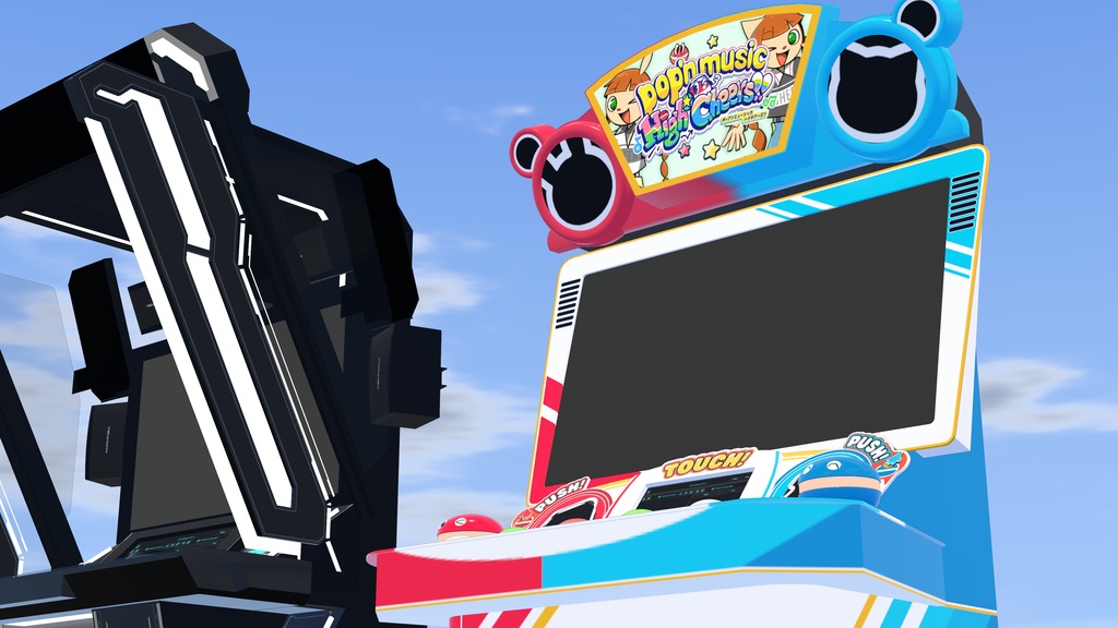 VRCDJ pop'n pikapika Arcade Cabinet