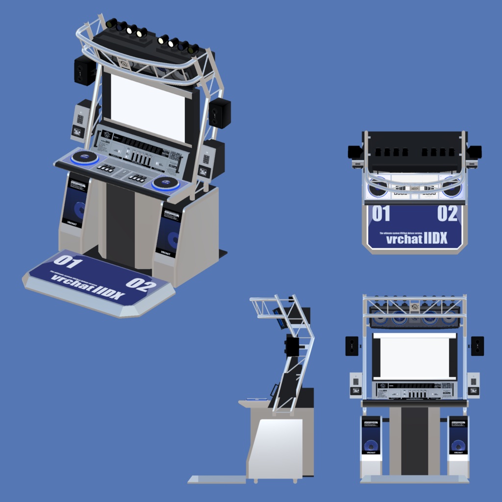 VRCDJ IIDX old-style Arcade Cabinet