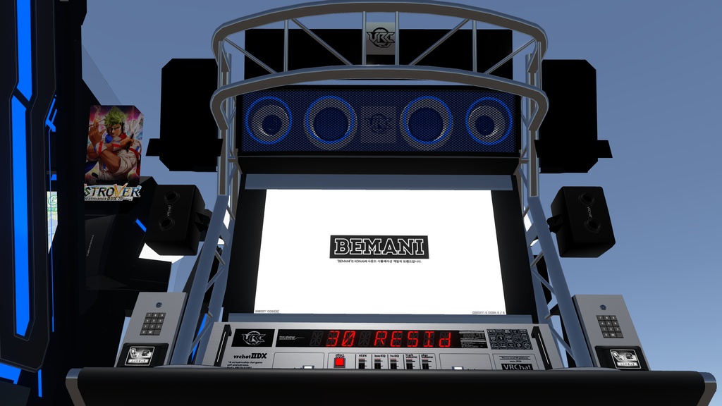VRCDJ IIDX old-style Arcade Cabinet