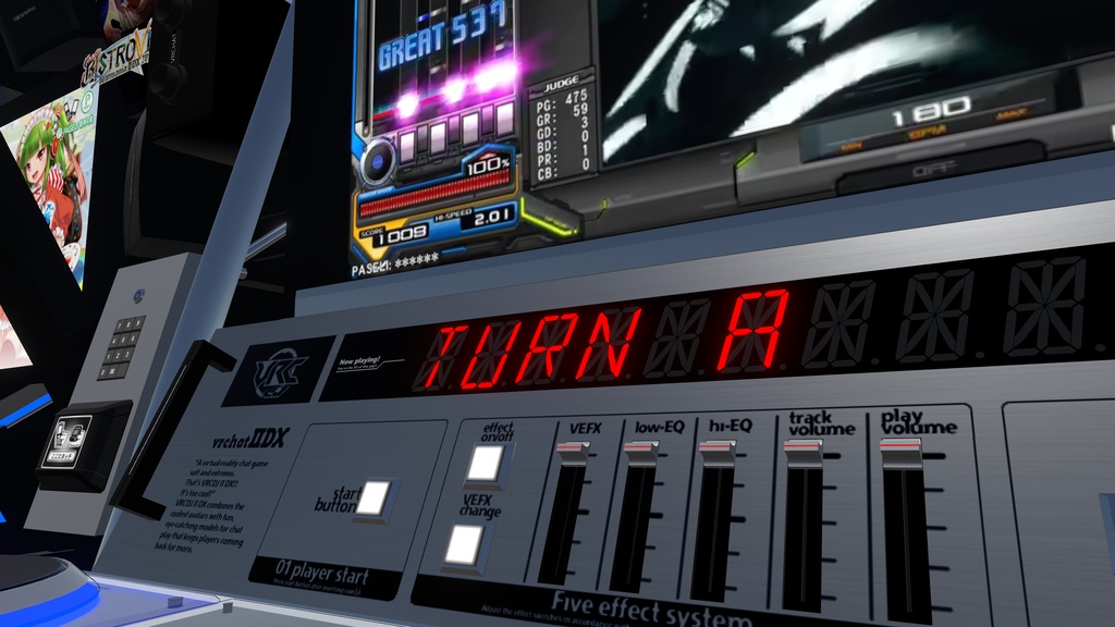 VRCDJ IIDX old-style Arcade Cabinet
