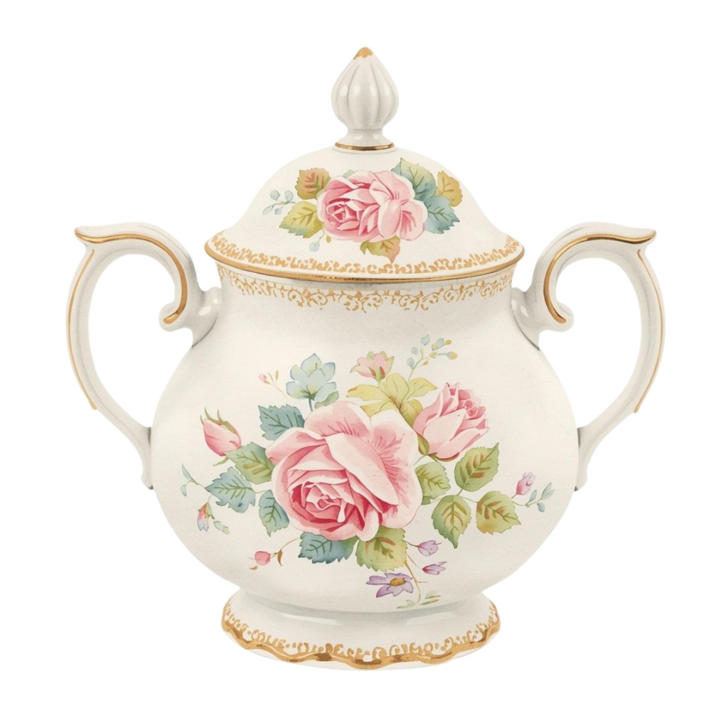 アンティーク調水彩クリップアート集45点可愛いキッチン雑貨とインテリア雑貨