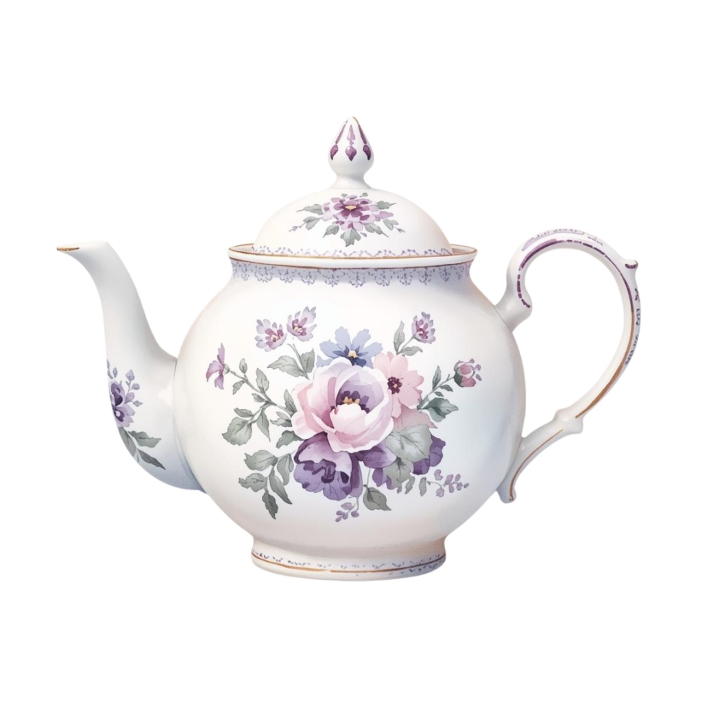 アンティーク調水彩クリップアート集45点可愛いキッチン雑貨とインテリア雑貨