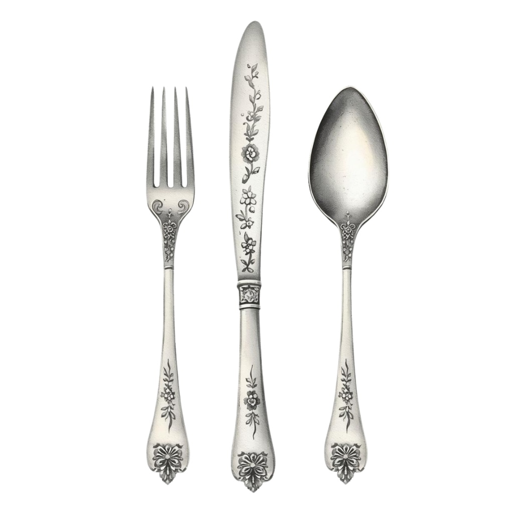 アンティーク調水彩クリップアート集45点可愛いキッチン雑貨とインテリア雑貨