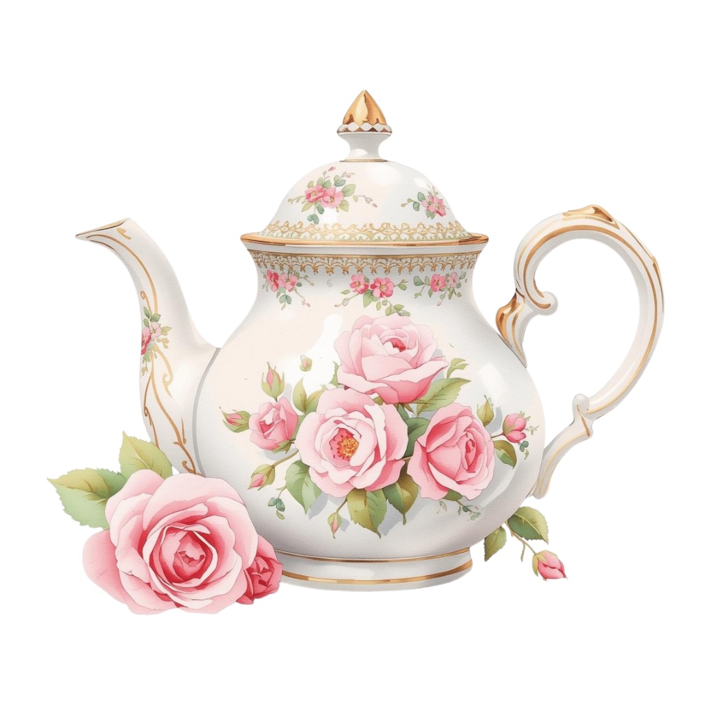 アンティーク調水彩クリップアート集45点可愛いキッチン雑貨とインテリア雑貨