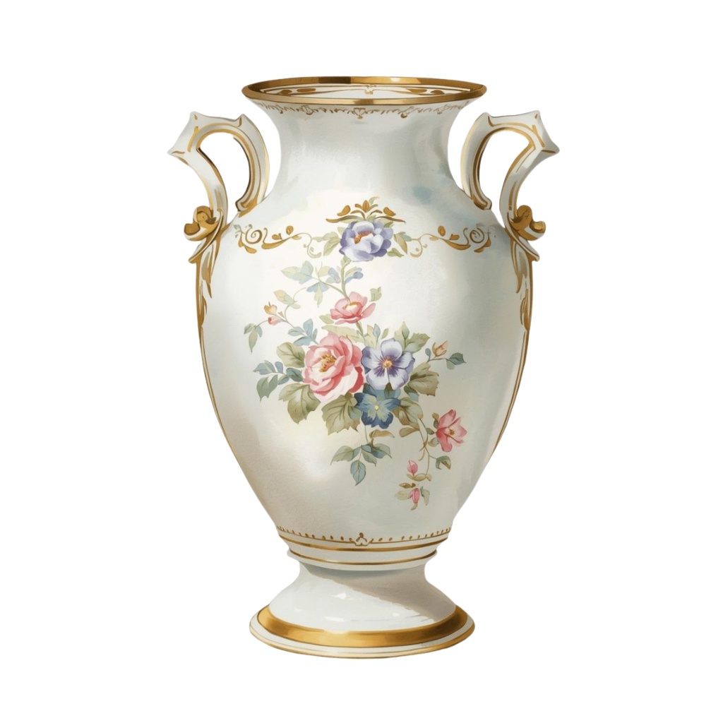 アンティーク調水彩クリップアート集45点可愛いキッチン雑貨とインテリア雑貨