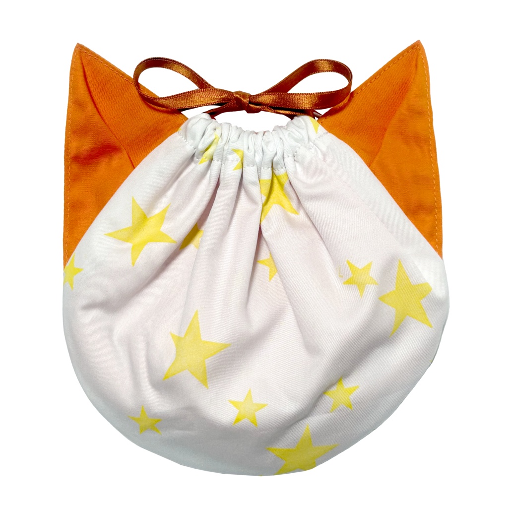 ネコ型きんちゃく