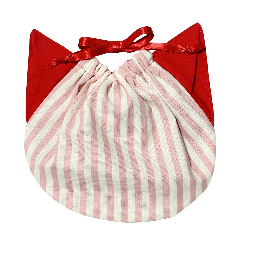 ネコ型きんちゃく