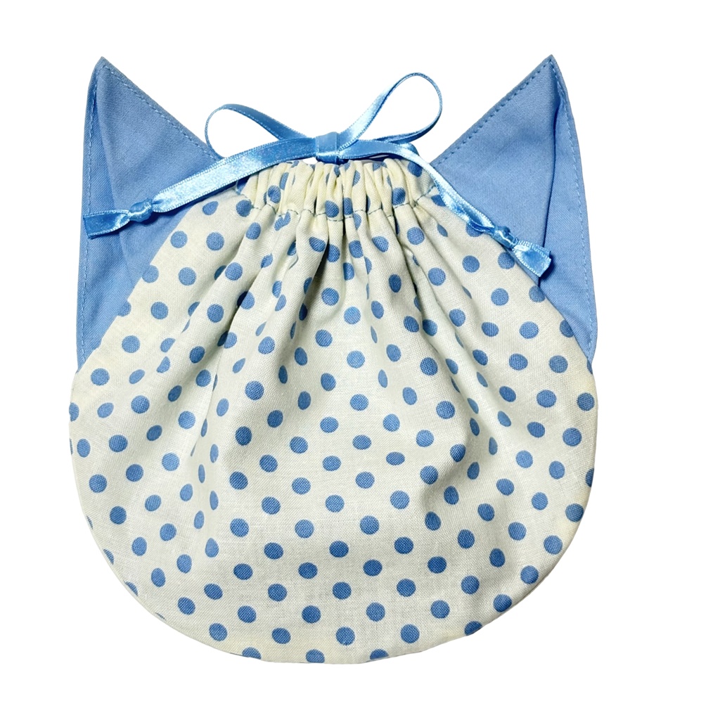 ネコ型きんちゃく