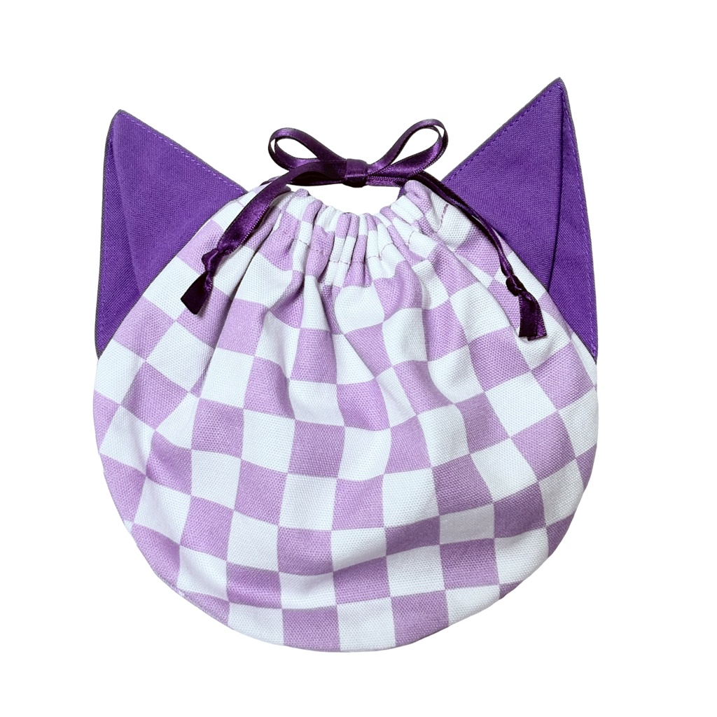 ネコ型きんちゃく