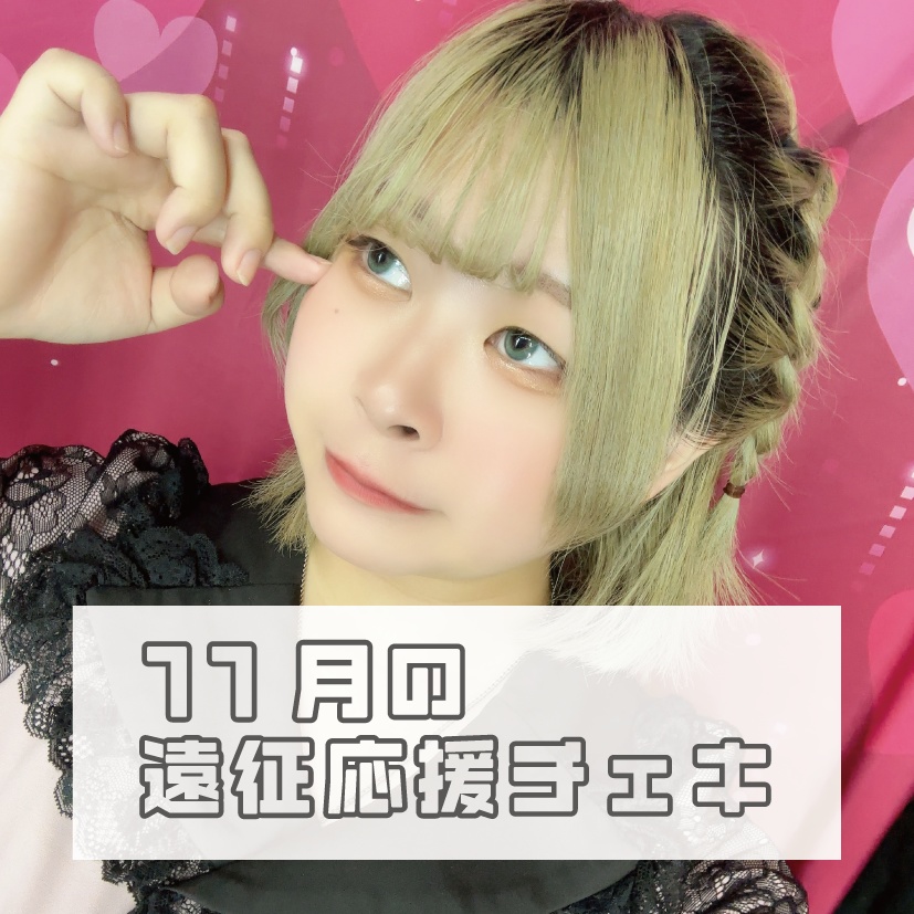 11月の遠征応援チェキ通販