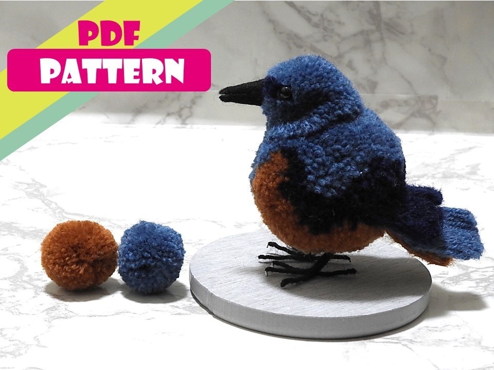 Wild Bird Pom-Pom Pattern & Tutorial vol.3