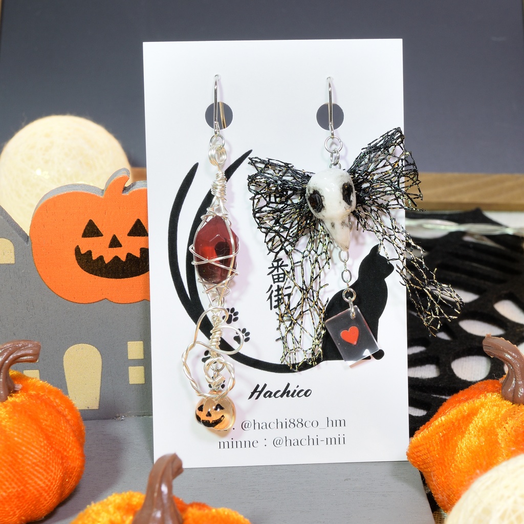 ツイステ スケアリードレスイメージピアス ハーツラビュル寮