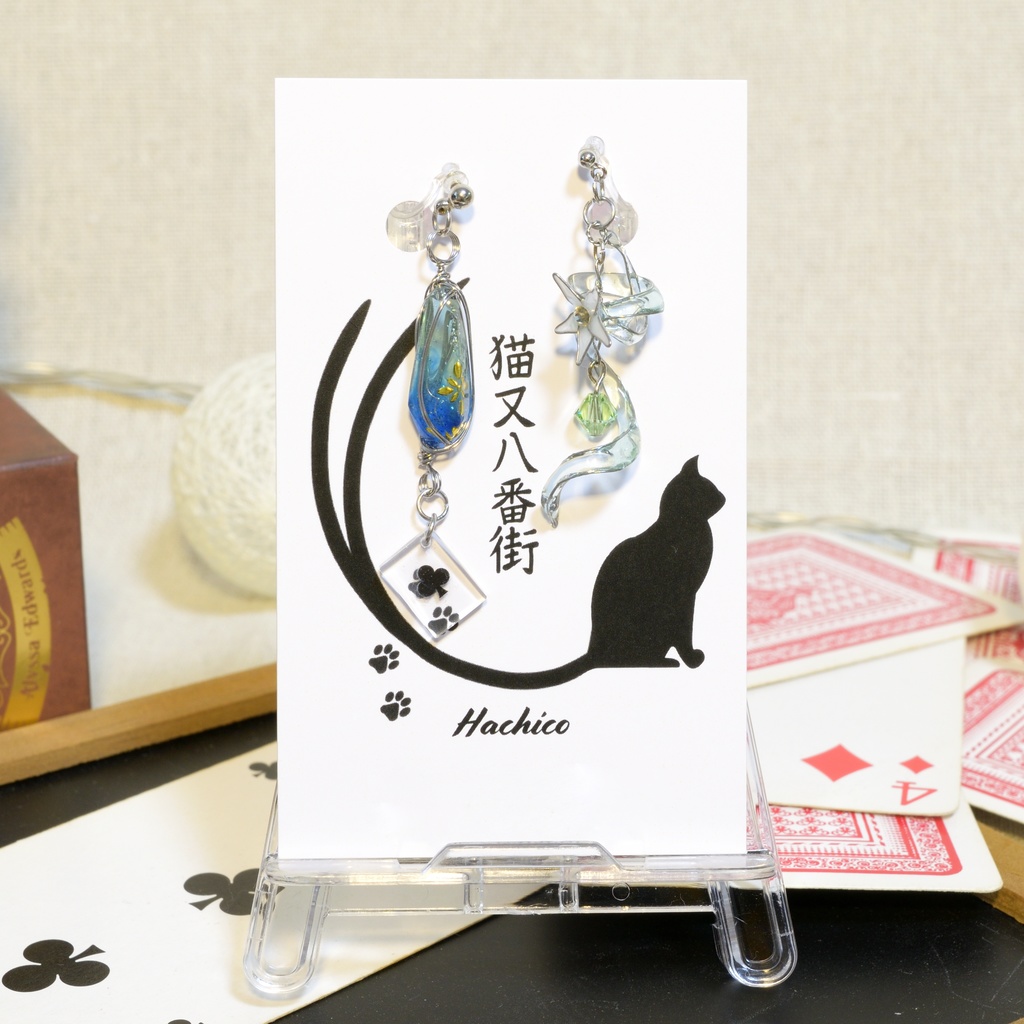 ツイステ ヤーサミーナシルクイメージのピアス