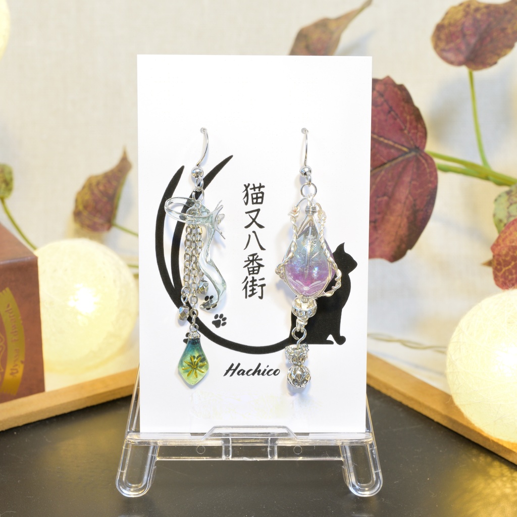 ツイステ ヤーサミーナシルクイメージのピアス