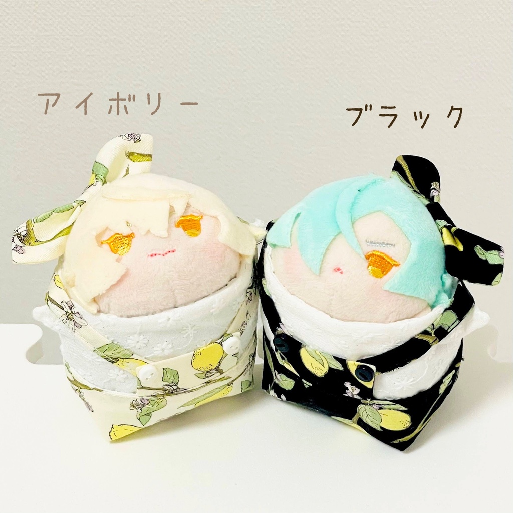 レモン柄サロペット