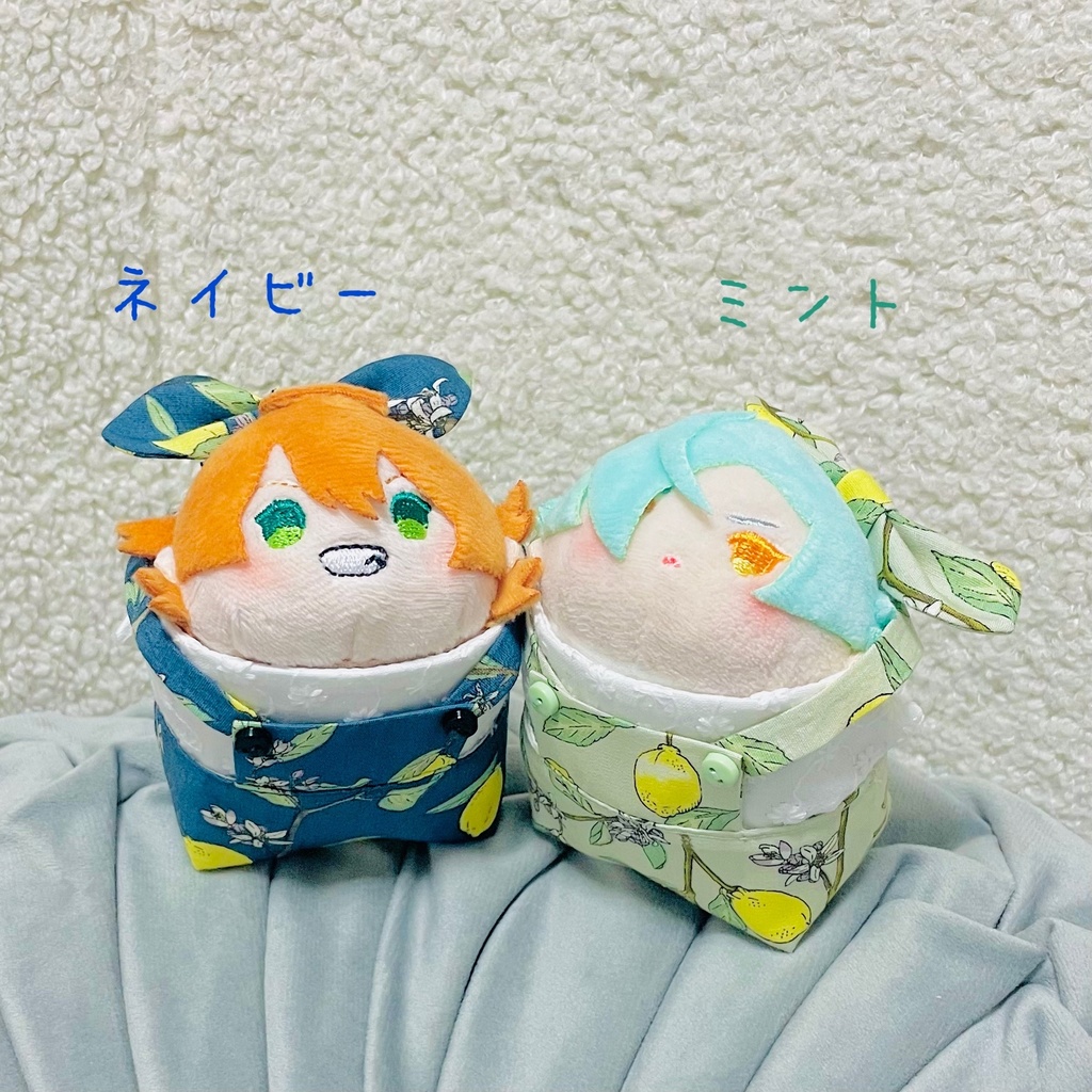 レモン柄サロペット