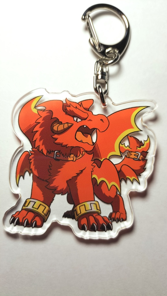 【赤レンガ要塞】レッド・アクリルキーホルダー