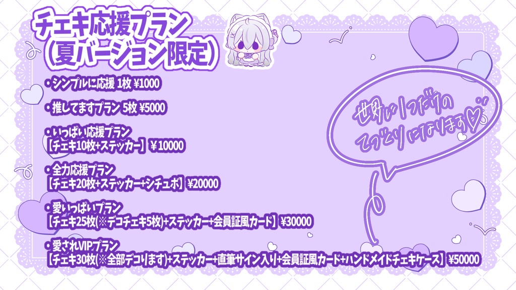 チェキ応援!VTuber化計画!