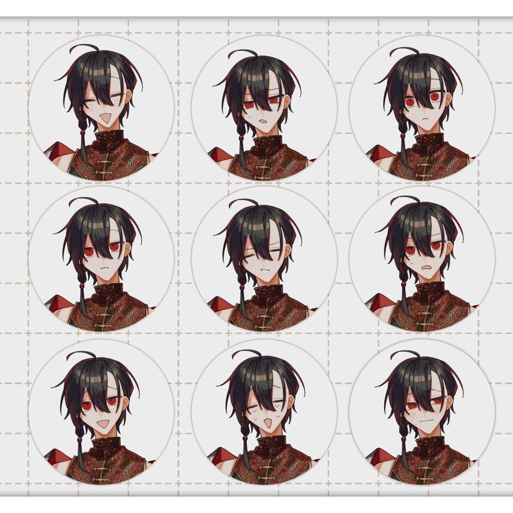 【立ち絵素材】中華風男性2【戦闘差分有】