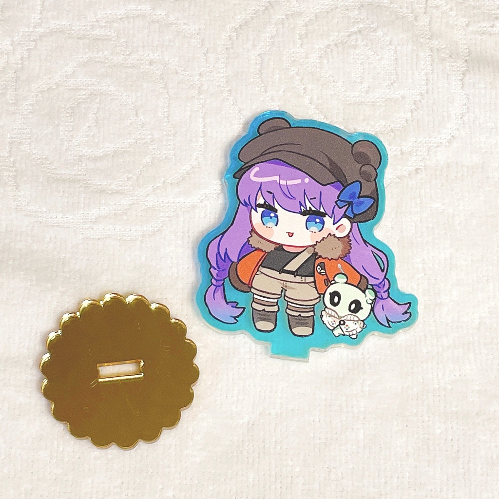 ラムダ＆コンちゃんおでかけアクスタ