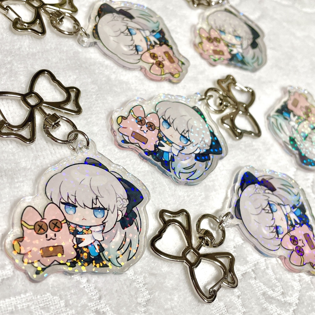 モルガン＆ハベにゃんアクリルキーホルダー