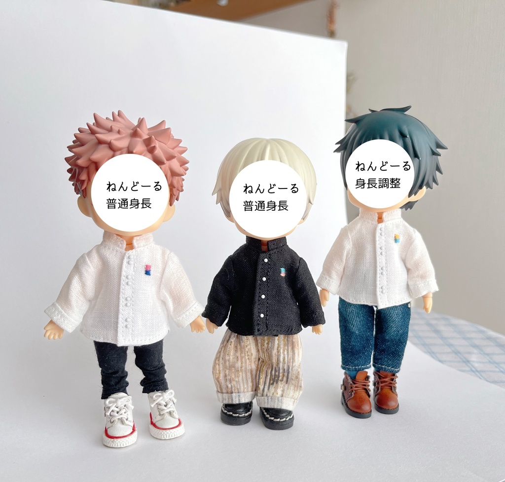 リネンのスタンドカラーシャツ