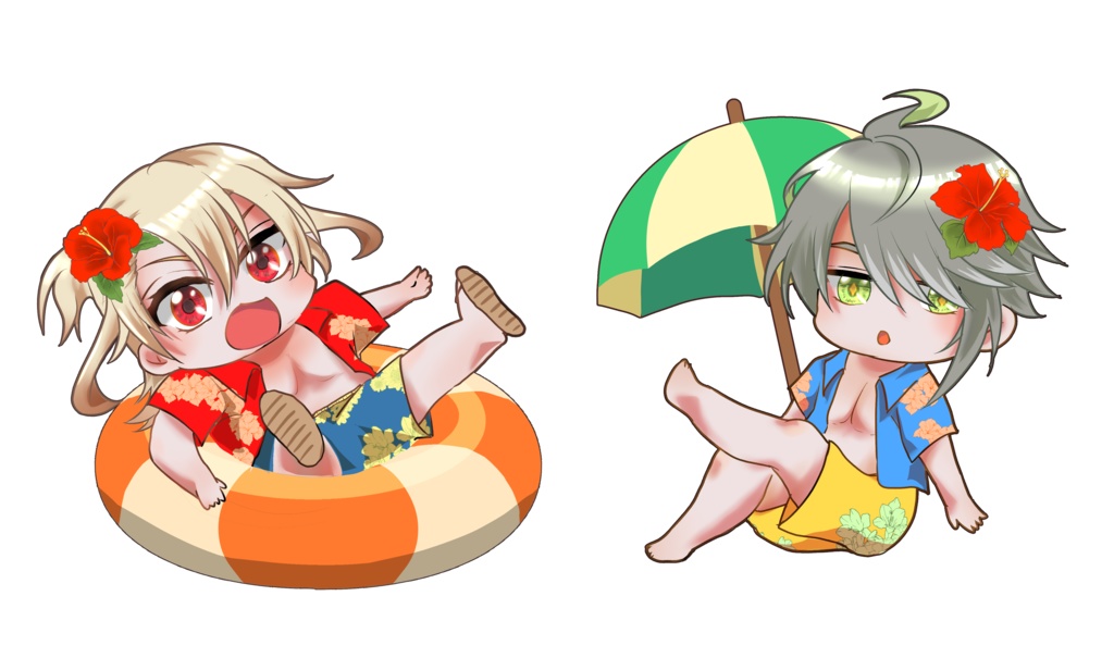 アルハイゼン&カーヴェ 連結ゆらゆらチャーム