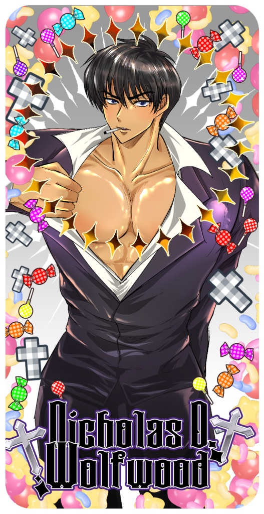 おっぱいアクリルドミノ