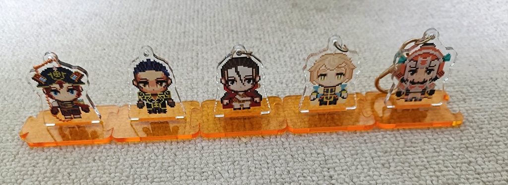 【英傑大戦】ドット絵アクスタキーホルダー