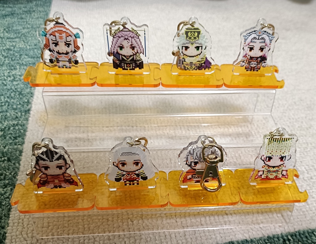 【三国志大戦】ドット絵アクスタキーホルダー