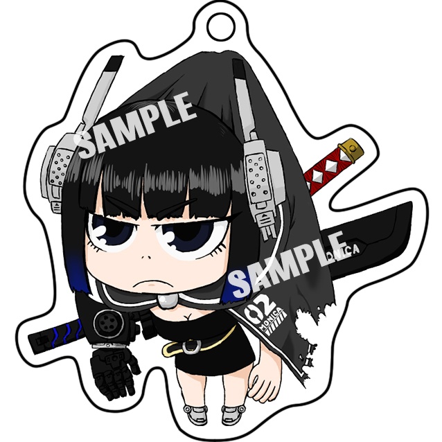 アクリルキーホルダー つままれMonica
