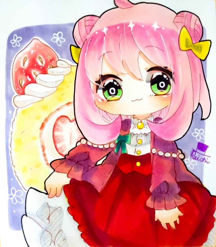 アーニャ原画色紙