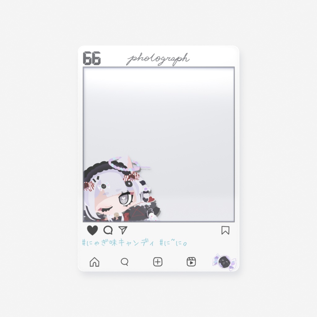 インスタ風クリアカード‐SDvr.‐