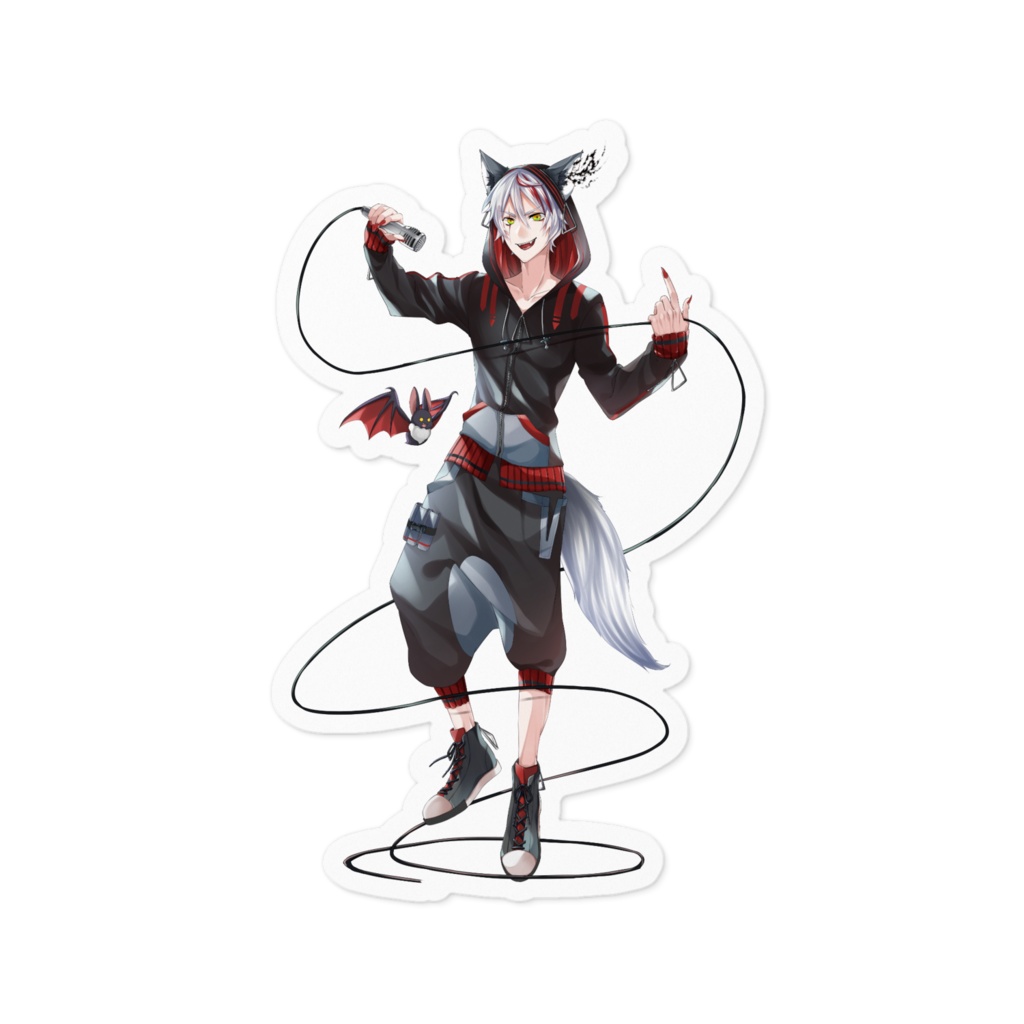 【狼瞬-Wolf Syun-】ステッカー（傷なし）