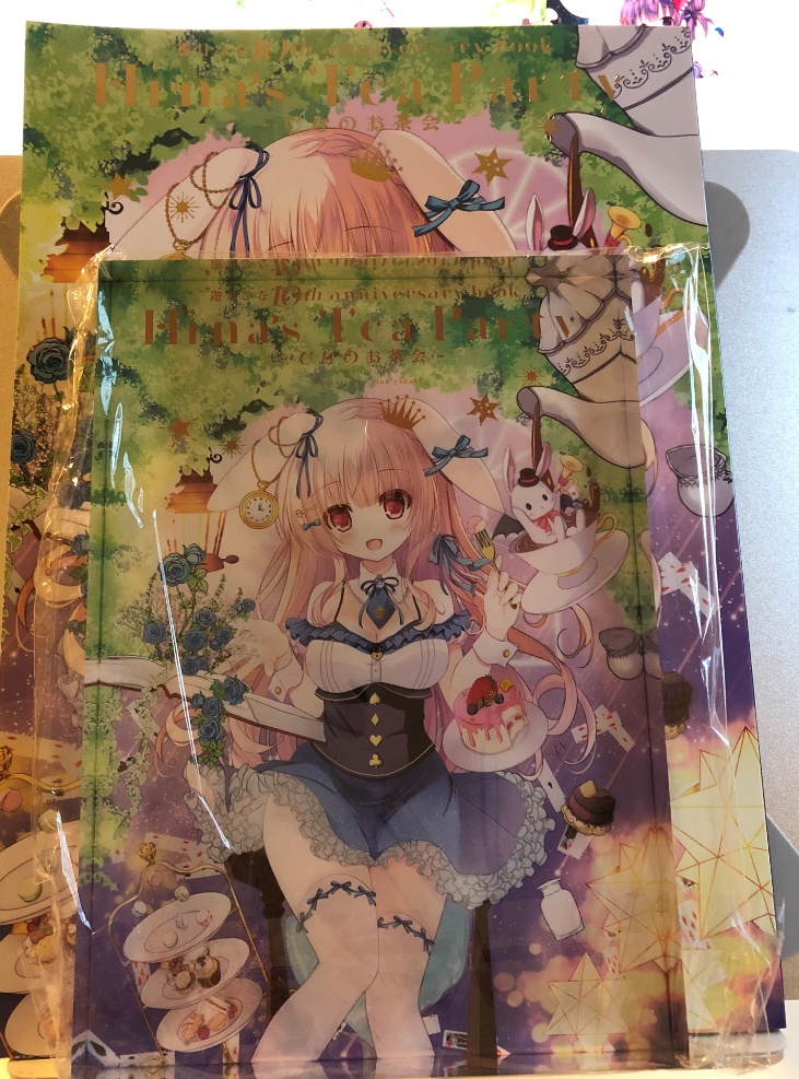 ※傷あり※ A5サイズ 10周年記念ろっぷちゃんアクリルブロック