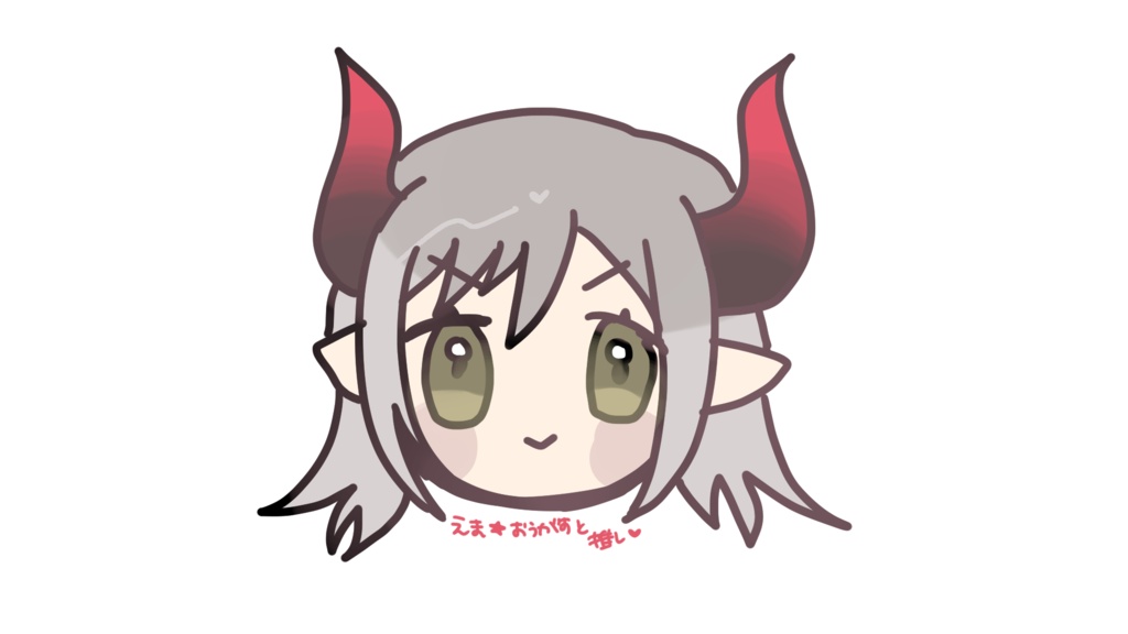 【え・お行】にじさんじお顔缶バッチ*非公式