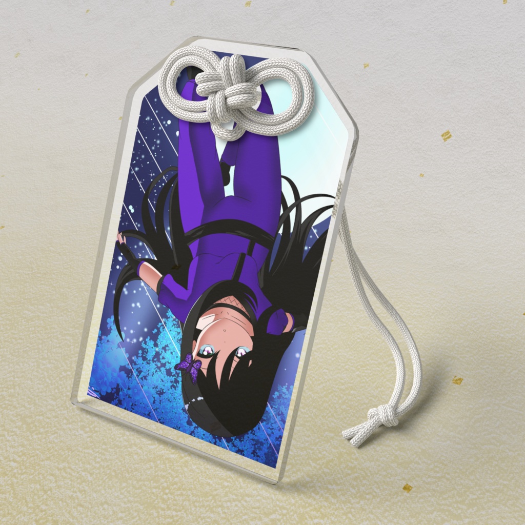 Ninjagirl - Acrylic Good Luck Charm