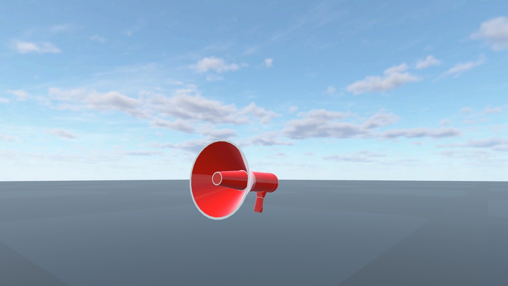 【無料】cluster向け拡声器ギミック