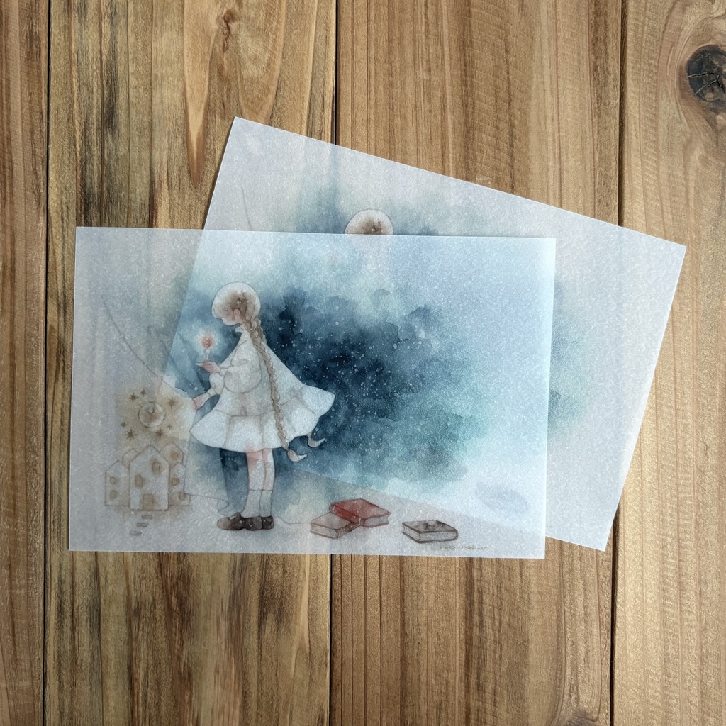 半透明ポストカード「片隅の煌々たち」