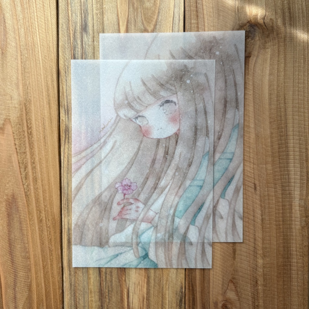 半透明ポストカード「君が眩しすぎるから」