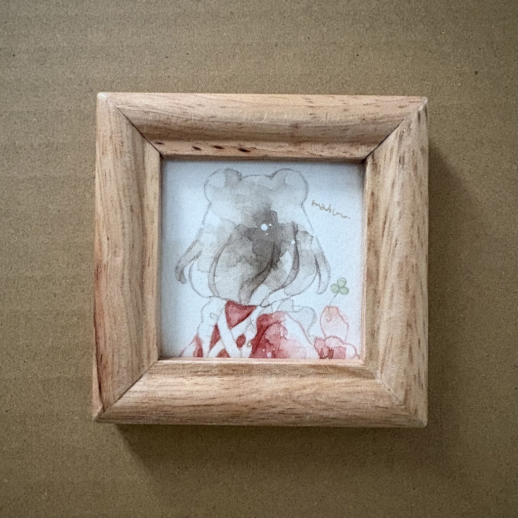 ミニ原画「願いごと」