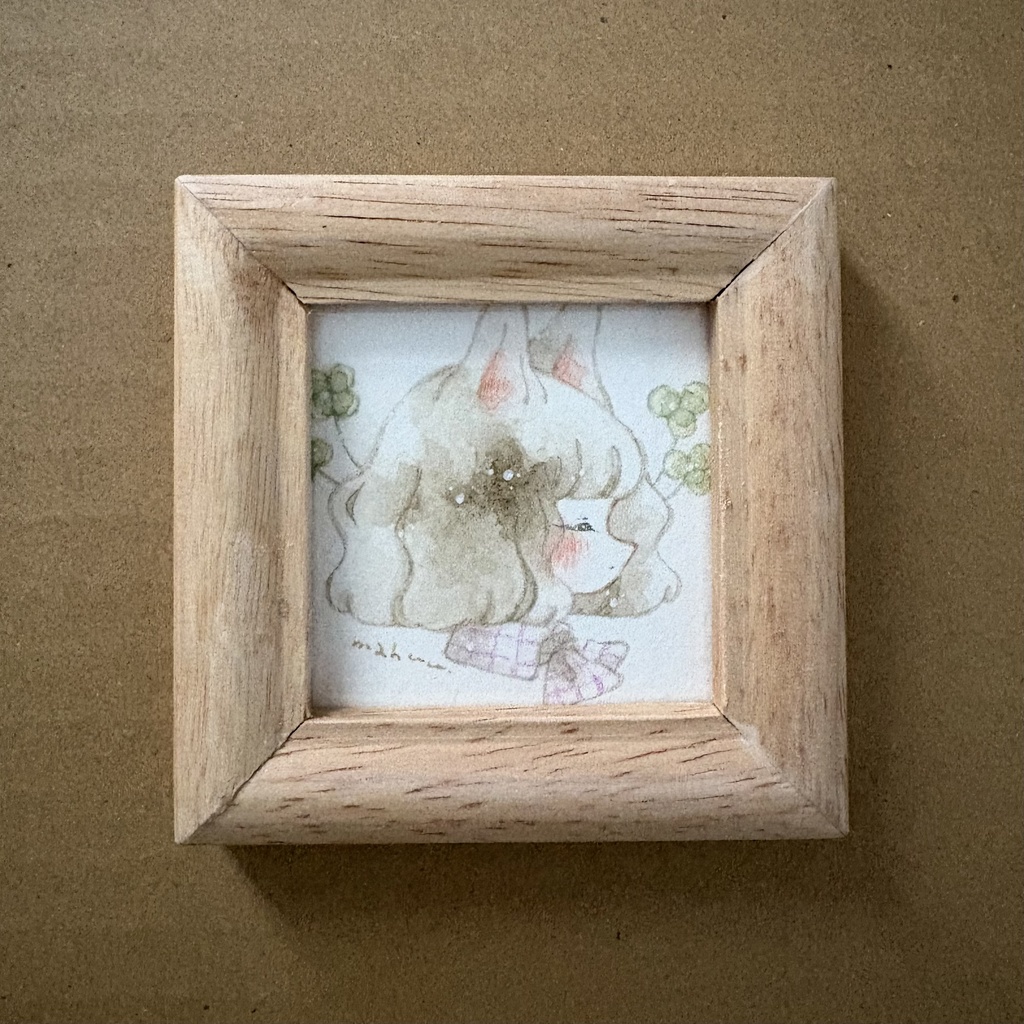 ミニ原画「ひだまりの僕と」