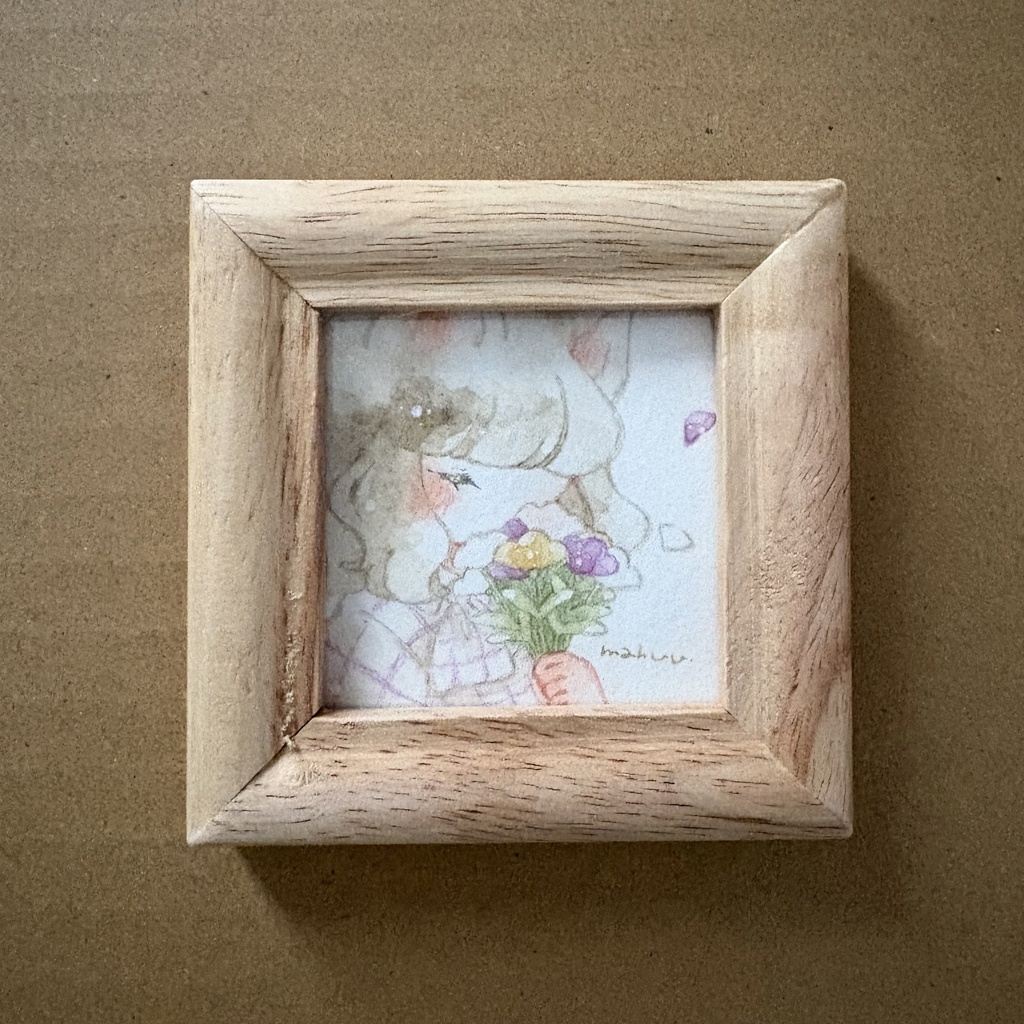 ミニ原画「bouquet」