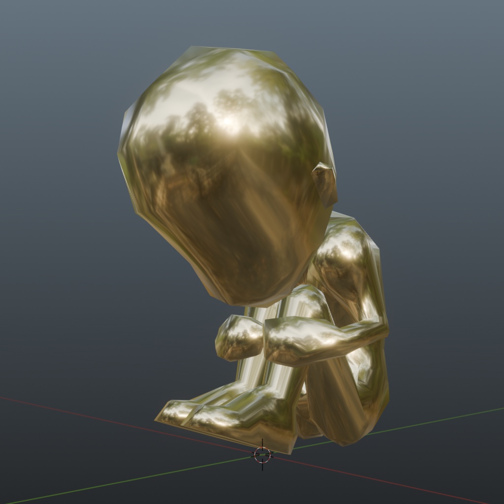 【3D素体】リギング&UV展開済!3頭身1000ポリモデル