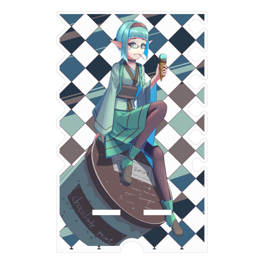 ミントちゃんスマホスタンド