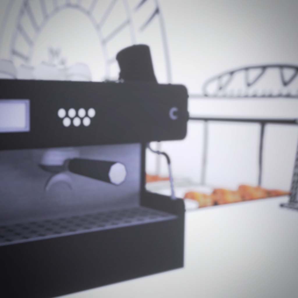 ▣Warudo Pro▣ 2D Toon Cafe