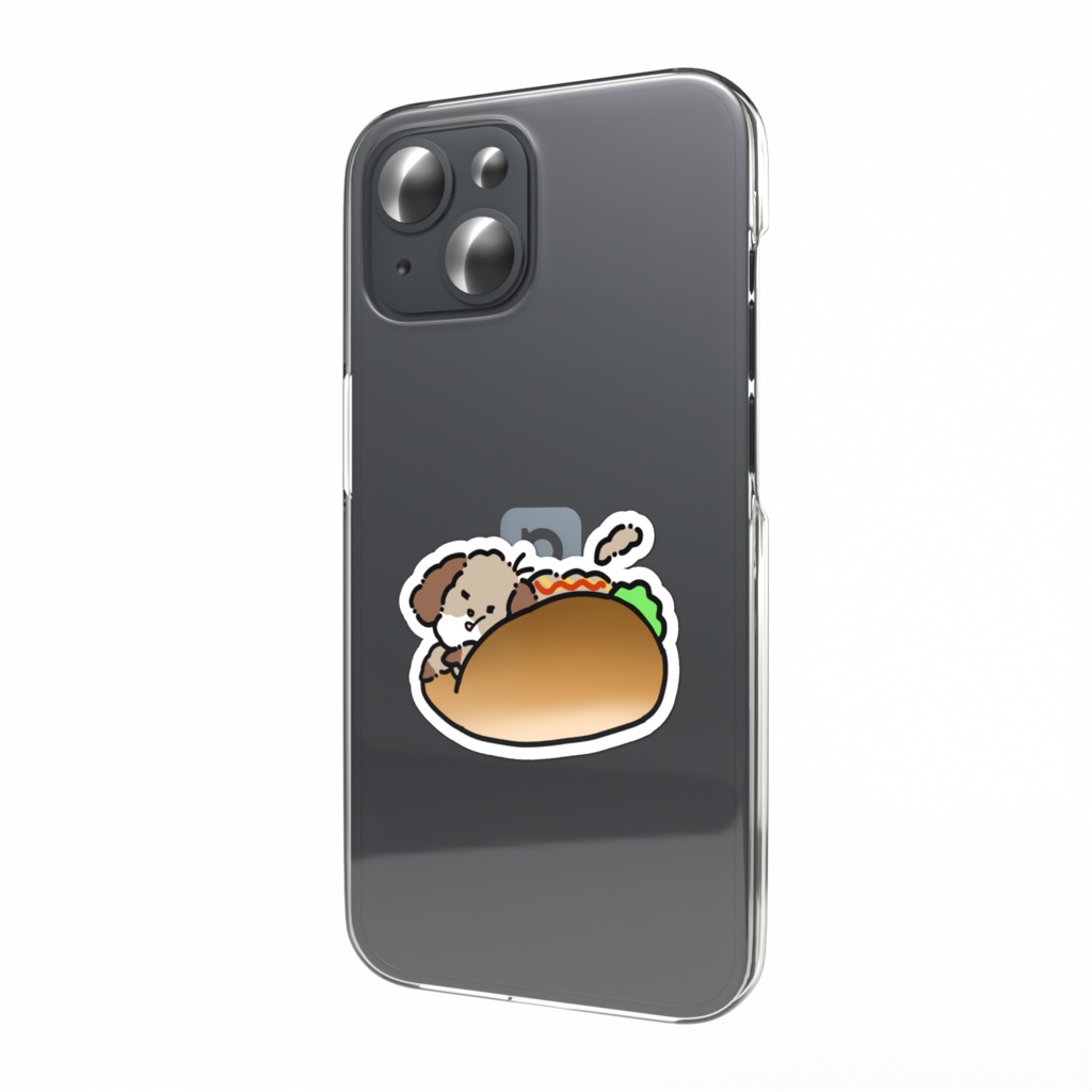 ほっとどっぐスマホステッカー