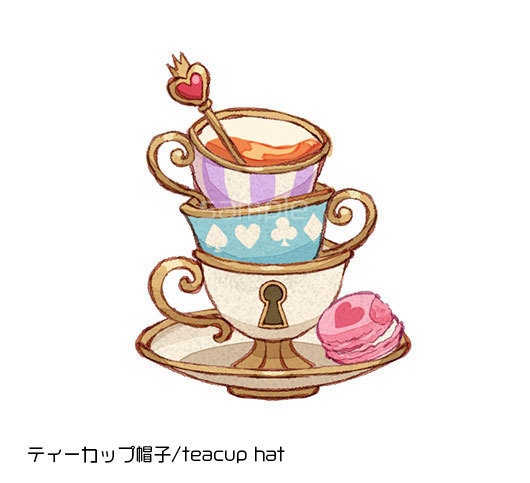 【Live2Dアイテム】不思議の国のアリスアイテム/Live2D Asset