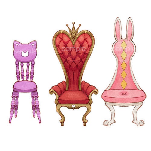 【動く背景&Live2Dアイテム】不思議の国のアリス/BG&accessory set