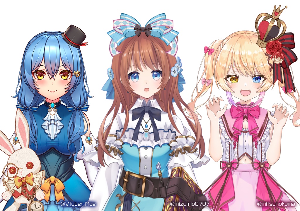 【動く背景&Live2Dアイテム】不思議の国のアリス/BG&accessory set